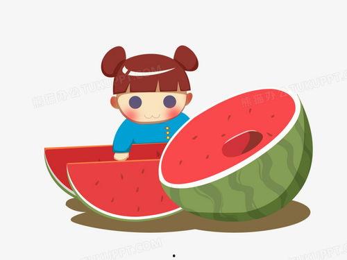 吃瓜女孩卡通,揭秘卡通世界的甜蜜诱惑  第1张