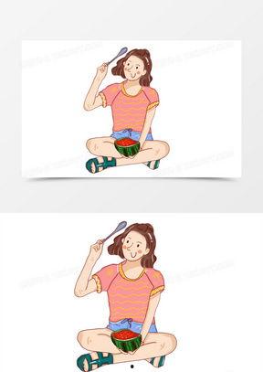 吃瓜女孩卡通,揭秘卡通世界的甜蜜诱惑  第3张