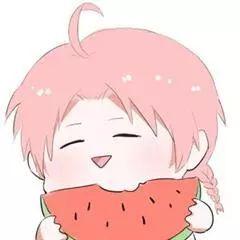 狗狗吃瓜动漫图片高清,动漫萌宠的夏日狂欢时光  第3张